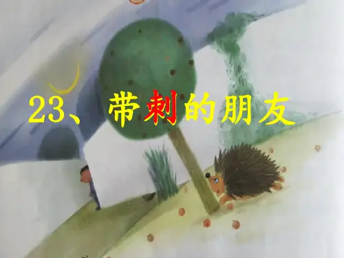 15、带刺的朋友PPT课件