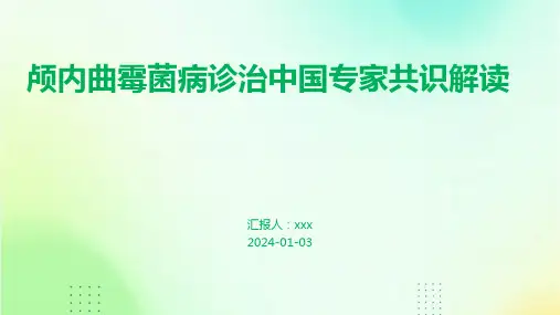 颅内曲霉菌病诊治中国专家共识解读PPT课件