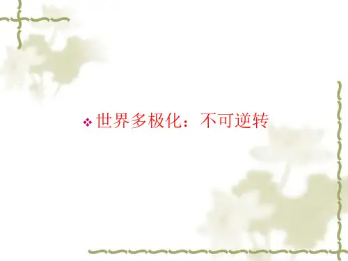 《世界多极化：不可逆转》ppt课件