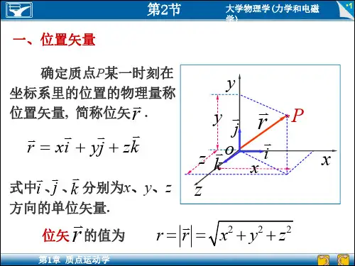 位置矢量+位移+速度+加速度