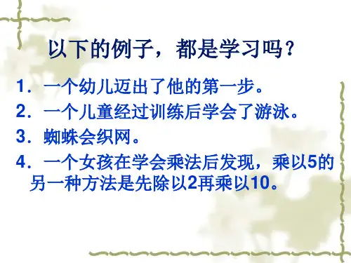 学习的分类ppt课件