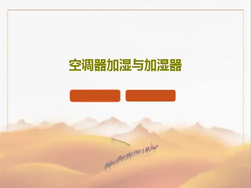 空调器加湿与加湿器57页PPT