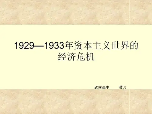1929-1933年资本主义世界经济危机