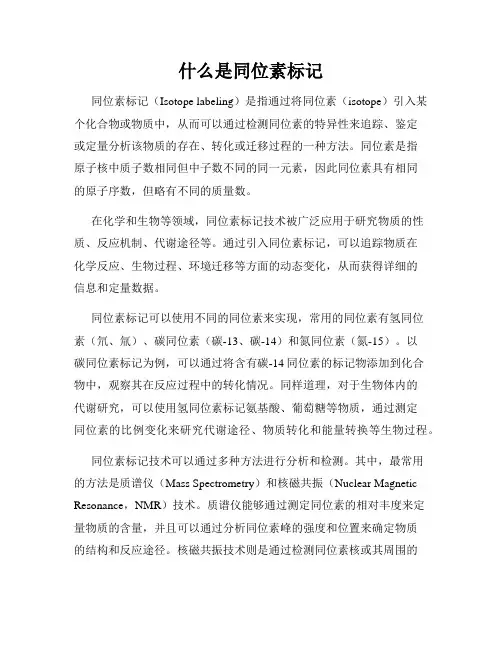 什么是同位素标记