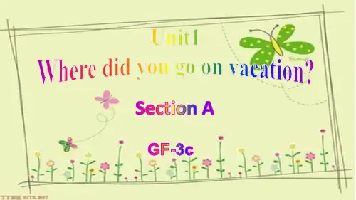 人教版英语八年级上册 Unit 1 Section A Grammar Focus3c (32张)