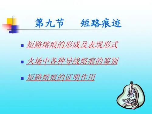 09短路痕迹