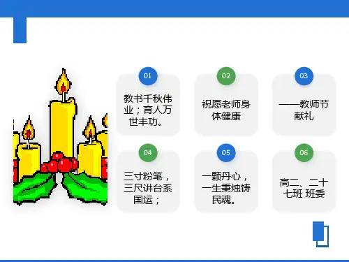 教师节主题班会课件