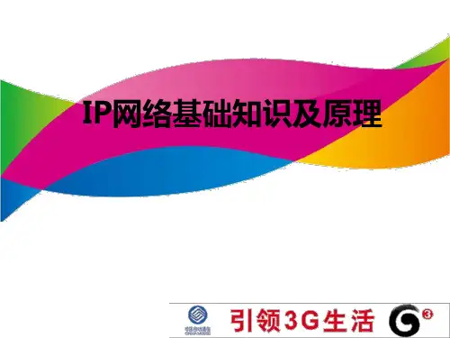 IP网络基础知识及原理 ppt课件