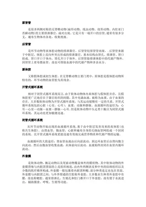 名词解释