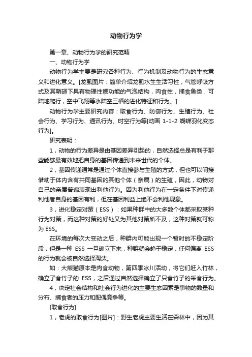 动物行为学