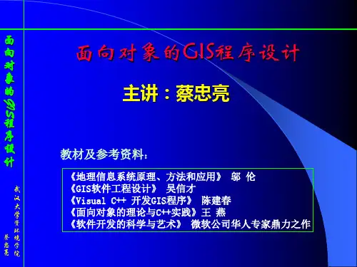 GIS软件开发基础