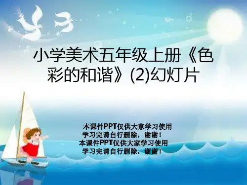 小学美术五年级上册《色彩的和谐》(2)幻灯片