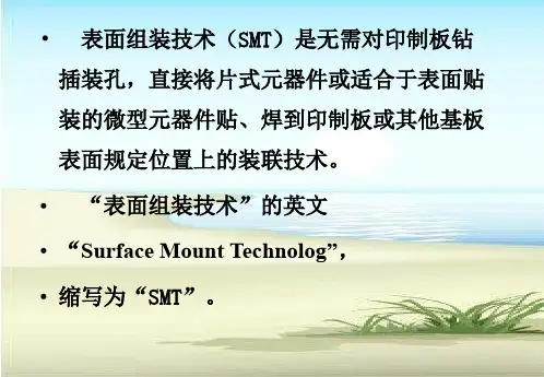 表面组装元器件
