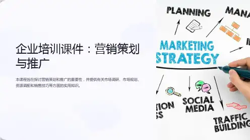 《企业培训课件：营销策划与推广》