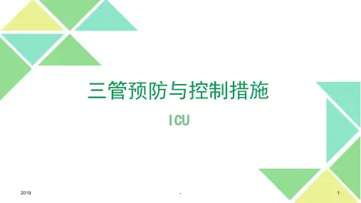 三管得预防与控制措施ppt课件