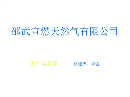 LNG天然气培训课件