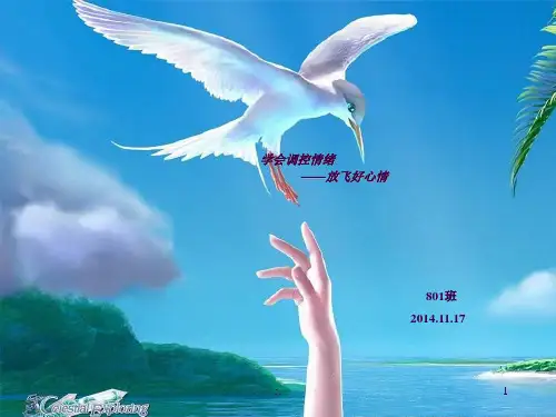 中学生《学会调控情绪——放飞好心情》心理健康教育主题班会ppt课件