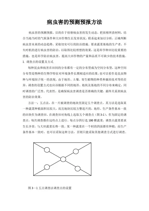 病虫害的预测预报方法(标准版)