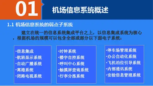 民航机场信息系统及其发展