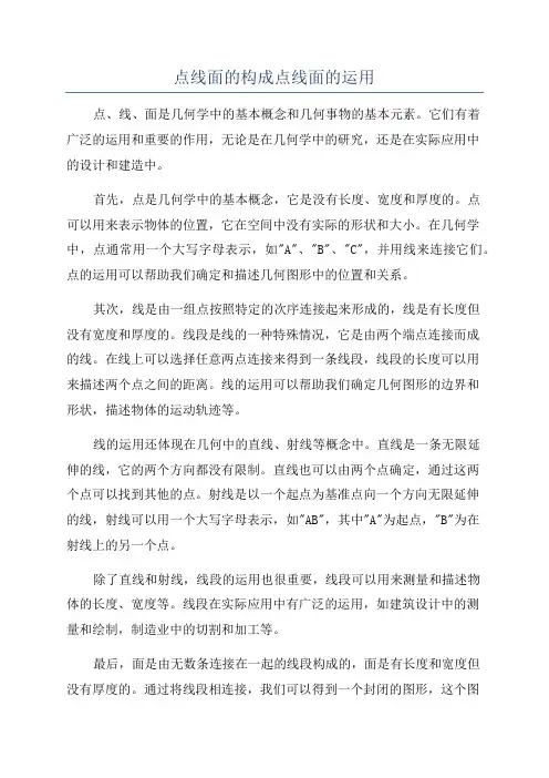 点线面的构成点线面的运用