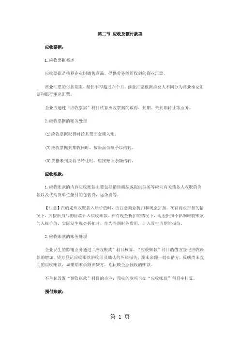 2019年初级会计实务知识点汇总word精品文档20页