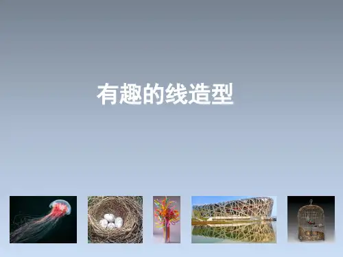 四年级下册美术课件-11《有趣的线造型》1湘美版(共35张PPT)