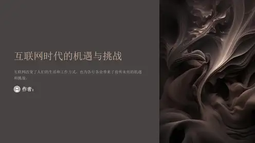 互联网实践主题班会PPT课件