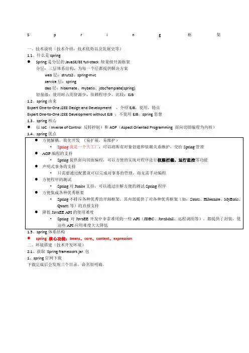 黑马程序员spring知识总结技术帖