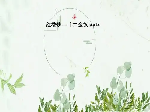 红楼梦----十二金钗