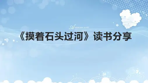 《摸着石头过河》读书分享