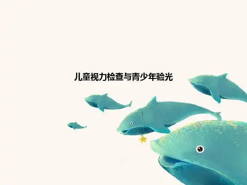 儿童视力检查与青少年验光ppt课件