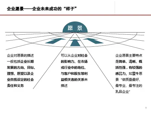 企业愿景、使命、价值观、企业精神ppt课件