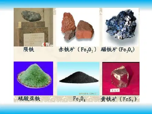 高中化学《6金属元素6.2一些金属化合物铁盐和亚铁盐》71沪科课标PPT课件