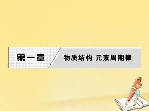 高一化学人教版必修2课件：第一章 第一节 第1课时 元素周期表