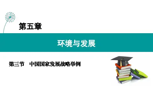 高中地理课件——中国国家发展战略举例