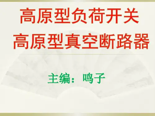 红申集团高原型负荷开关
