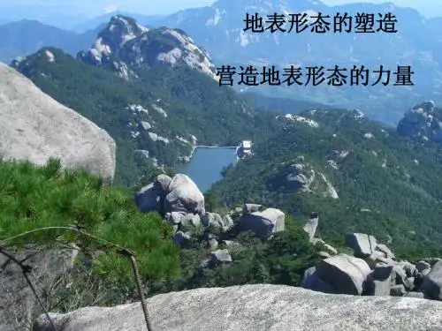 地表形态的塑造