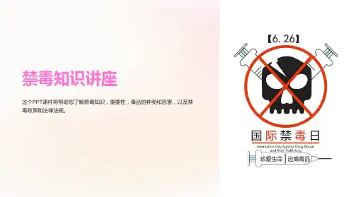 《禁毒知识讲座》课件