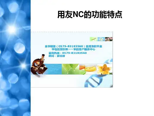 用友NC的功能特点