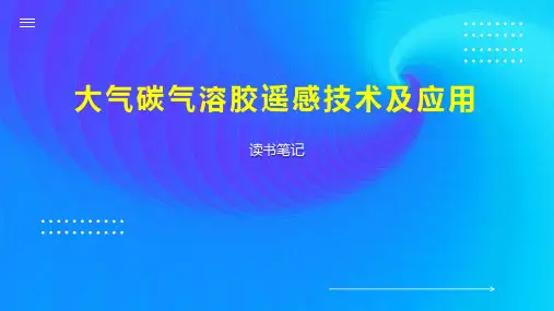 大气碳气溶胶遥感技术及应用