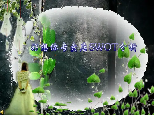 好想你专卖店SWOT分析
