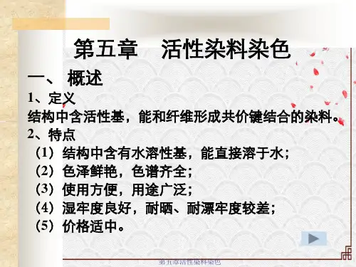 第五章活性染料染色