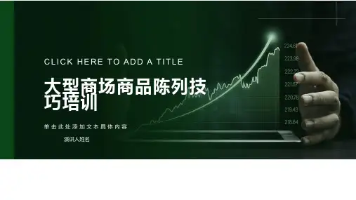 大型商场商品陈列技巧培训
