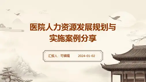 医院人力资源发展规划与实施案例分享