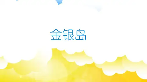 金银岛教学课件
