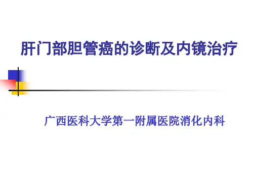 肝门部胆管癌的内镜治疗