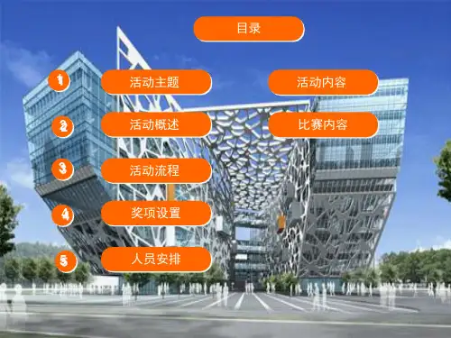 企业趣味运动会活动策划案ppt课件