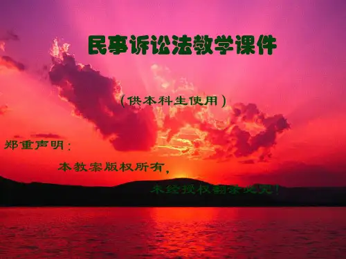 第3章民事诉讼的价值、目的与模式