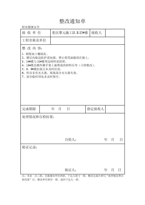 整改通知单.doc
