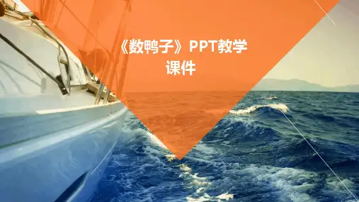 《数鸭子》PPT教学课件